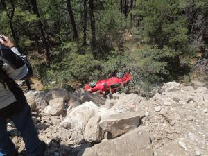 Nick fetching the briefcase