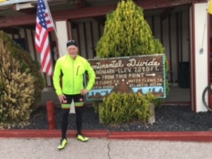 Yours truly at the Continental Divide